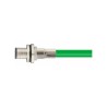 Connecteur mâle M12, 4 pol., codage D IP67, 4A, blindé